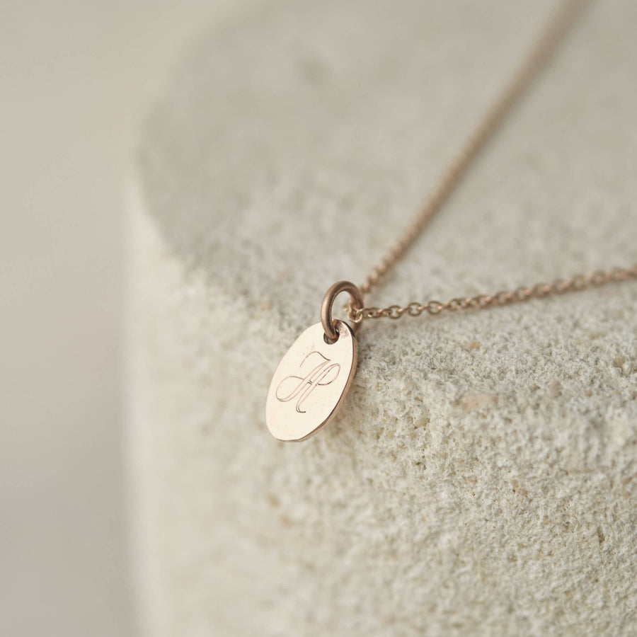 OVAL ID NECKLACE