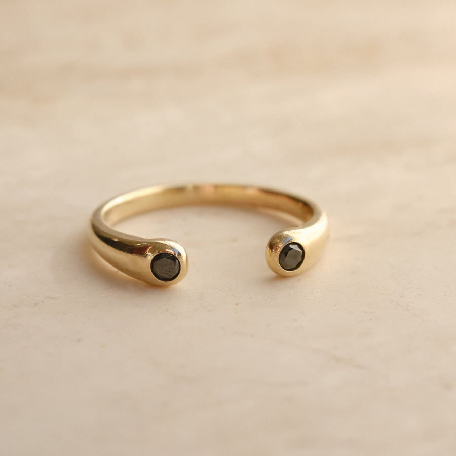 SERPENTINE  RING (with stones)